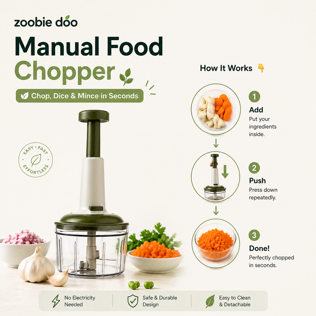 Manual Food Chopper By ZoobieDoo