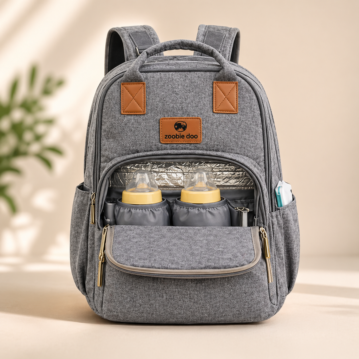 Waterproof Diaper Bag Backpack by ZoobieDoo